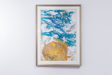 TREE RINGS fine art print with modern frame